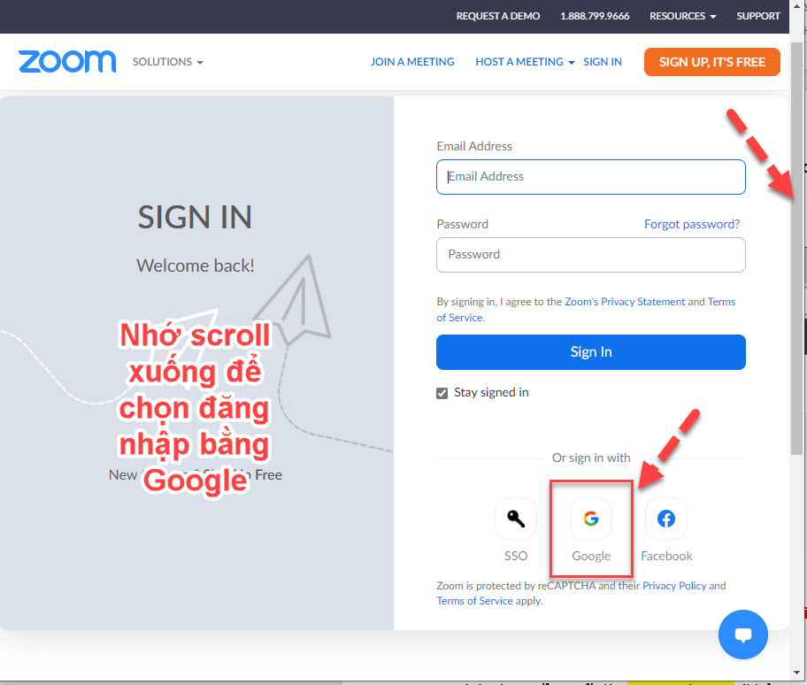 Hướng dẫn đăng nhập và tạo tài khoản Zoom bằng tài khoản google để dạy, học trực tuyến - 2