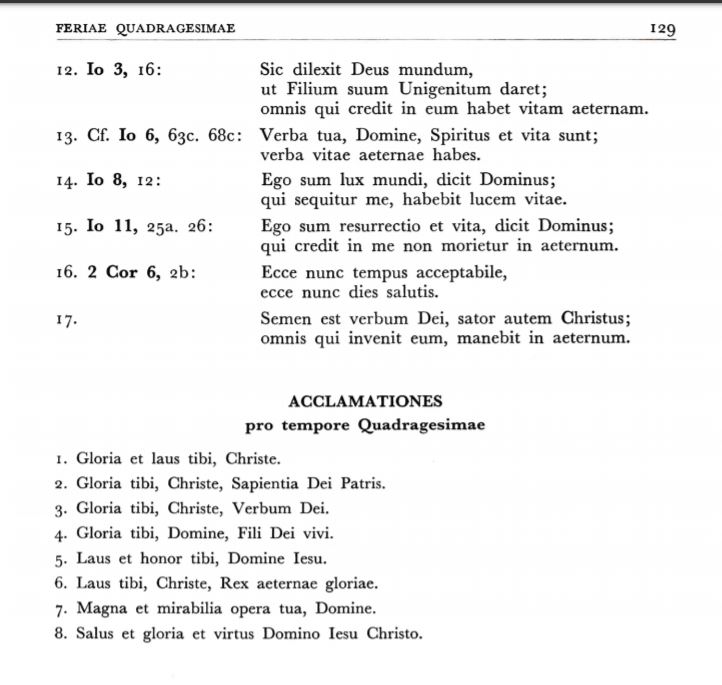 SAO KHÔNG DÙNG ALLÊLUIA TRONG MÙA CHAY? - 1