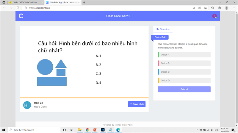 Cách tải, cài đặt, đăng ký tài khoản Classpoint miễn phí trên máy tính - 64