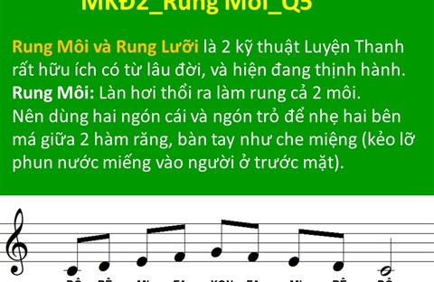 💖TN1: 4. MKĐ2 Rung Môi Quãng 5 🎵Phần A: MLT căn bản (MKĐ+MPA)