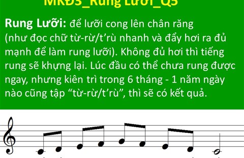 💖TN1: 5. MKĐ3 Rung Lưỡi Q5 🎵Phần A: MLT căn bản (MKĐ+MPA)