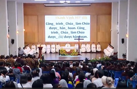 Thánh Vịnh 103(2) Lễ Bảo vệ Công trình Tạo Dựng (1/9) || Phổ nhạc: Xuân Thảo || Xướng vịnh: Lệ Sinh || CĐ Quê Hương trình bay || Ghi hình: Ban TTTGP_SG